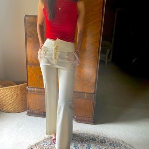 Stella McCartney cream pants